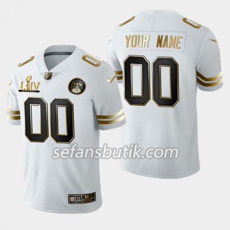 Kansas City Chiefs Tröjor Custom Nike Vit Golden Edition - Herr Kansas City Chiefs Tröjor Custom Nike Vit Golden Edition - Herr